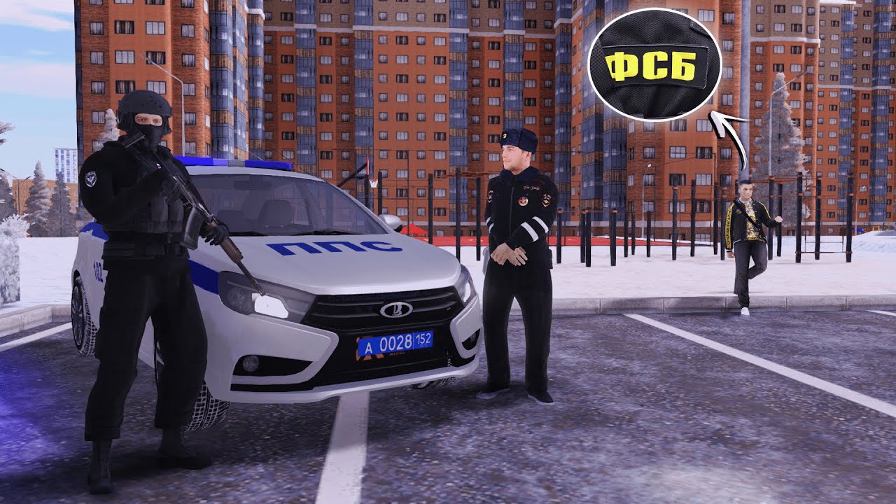 СЛЕЖКА ЗА ПОЛИЦИЕЙСКИМИ НА АМАЗИНГ РП В GTA CRMP