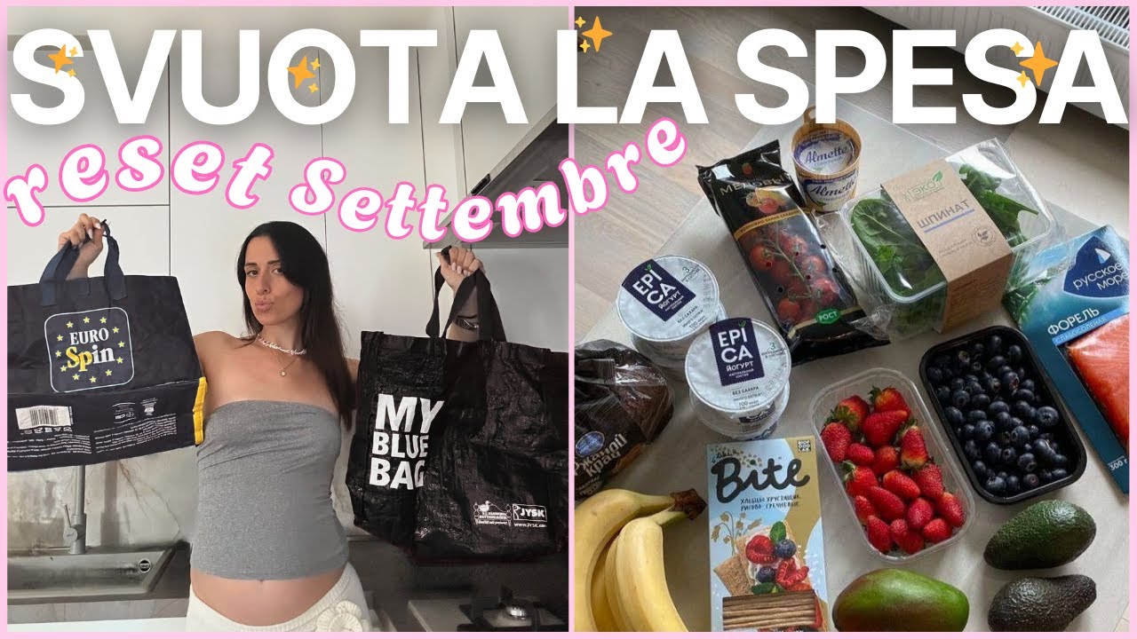SPESA reset di inizio SETTEMBRE 🍂 🍪 🍎