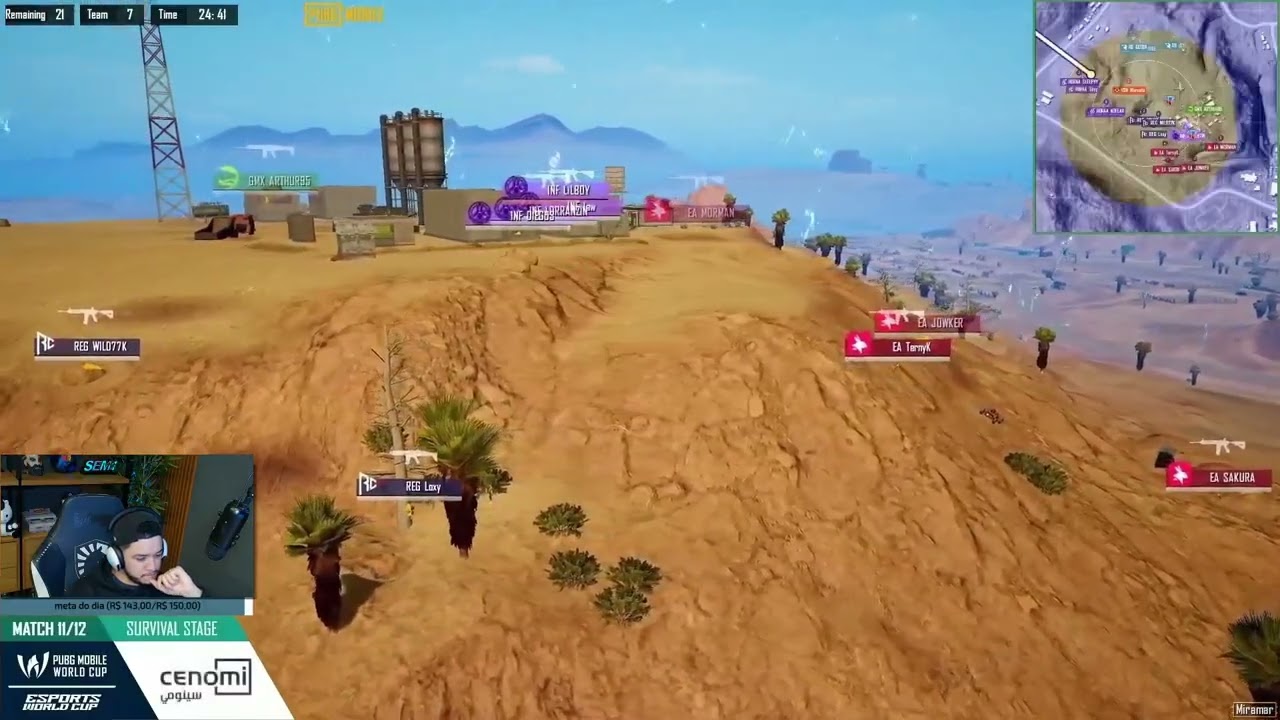 INF ENTRA NA BRIGA PELA FINAL - 6°QUEDA PMWC SURVIVAL D2