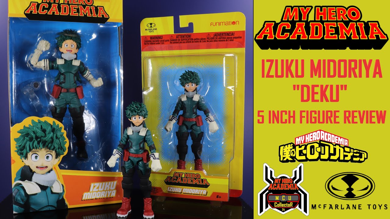 McFarlane Toys My Hero Academia IZUKU MIDORIYA Deku 5in Figure Review