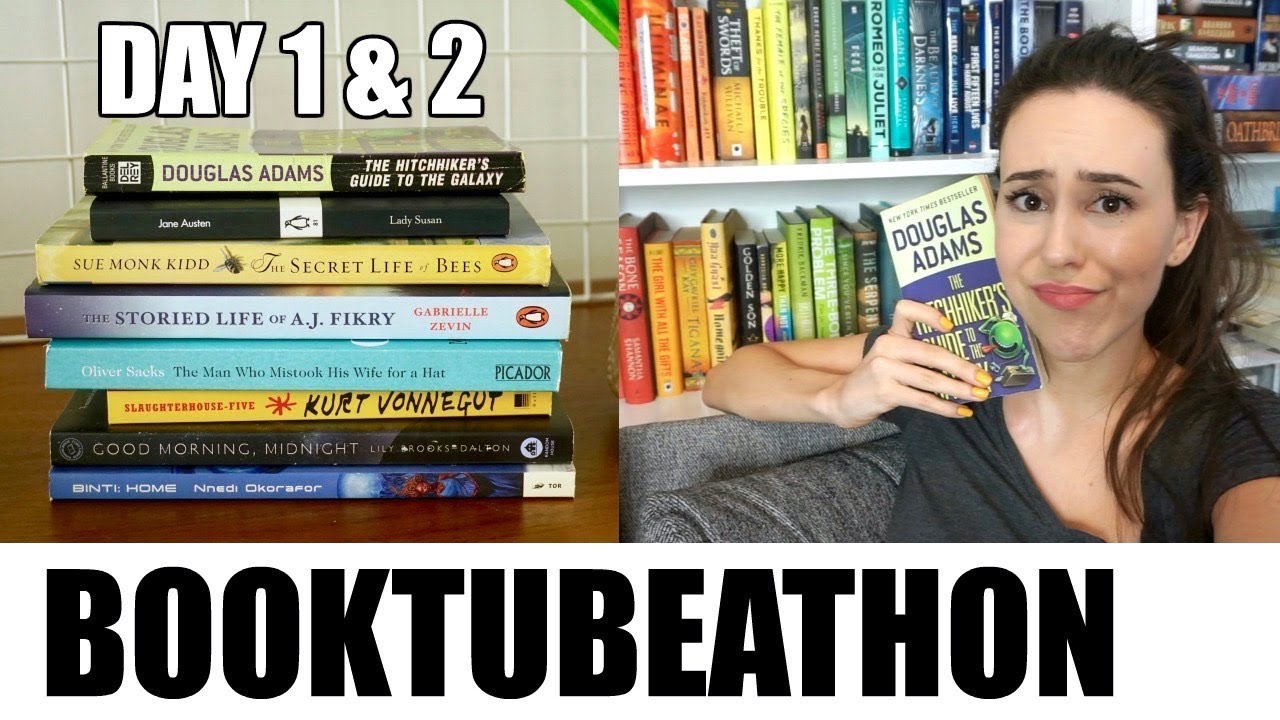 BOOKTUBEATHON DAY 1 & 2 || Readathon Reading Vlog 2018