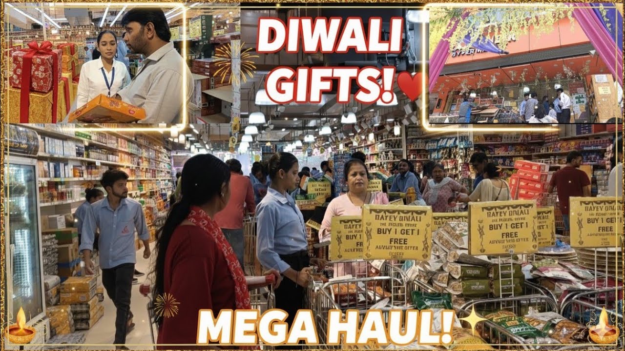 Diwali gifts shopping for workers❤️#vlog
