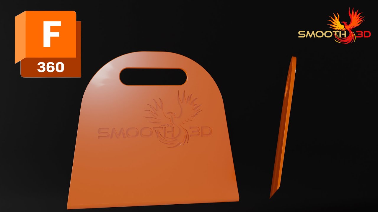 How to create putty tool with a logo in Fusion 360
