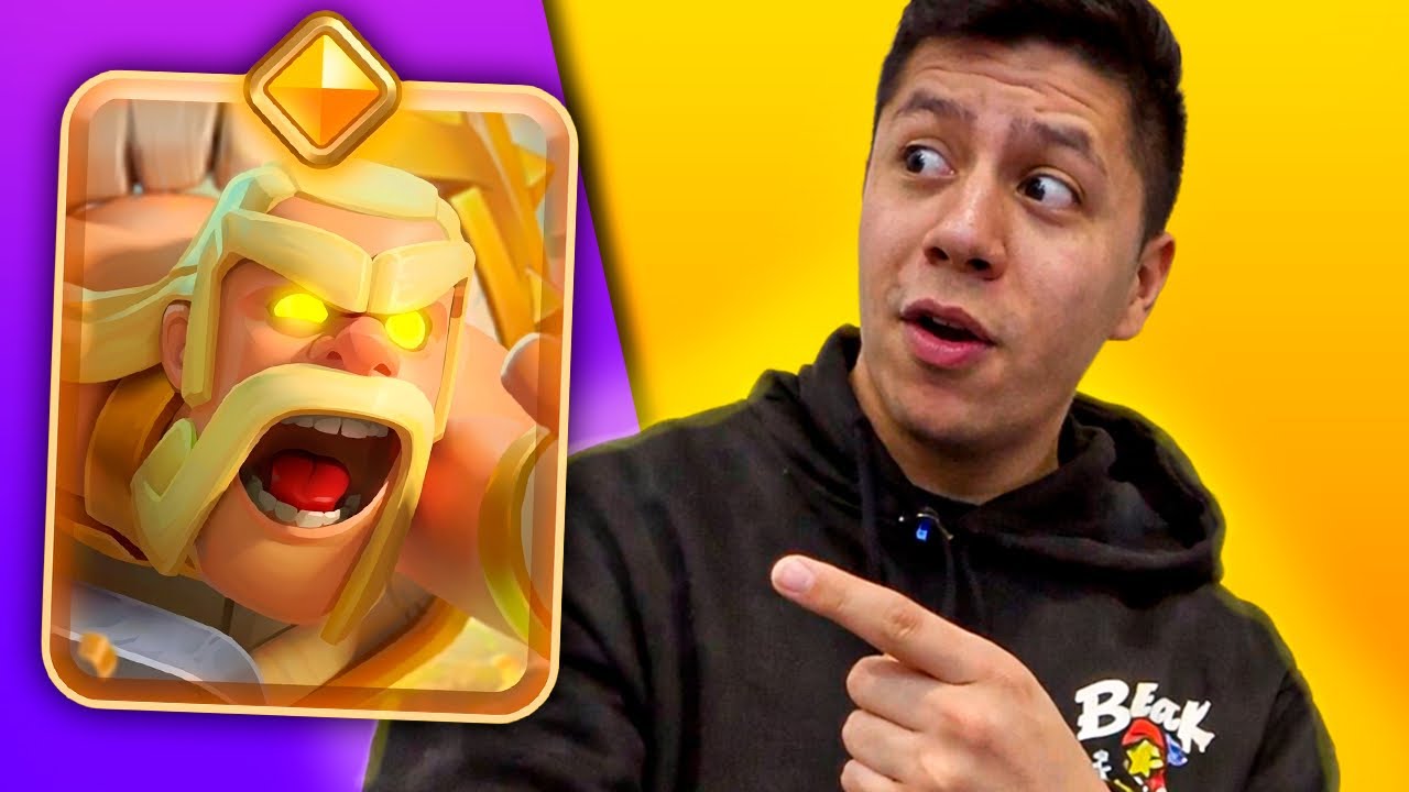 NUEVO H&Eacute;ROE en Clash Royale BARBARRIL Desbloquea Uno Gratis #clashroyale 