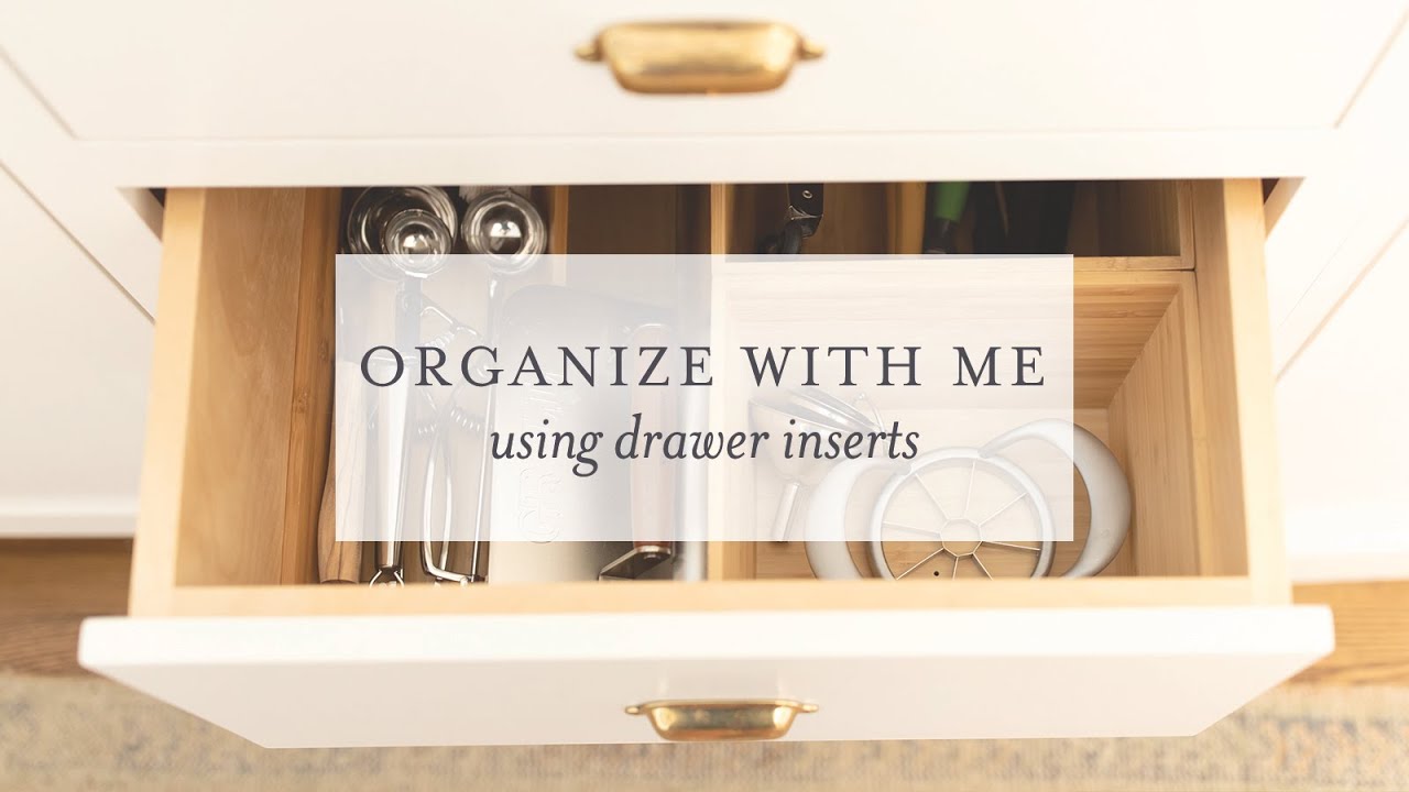 Using Drawer Inserts | Organize With Me