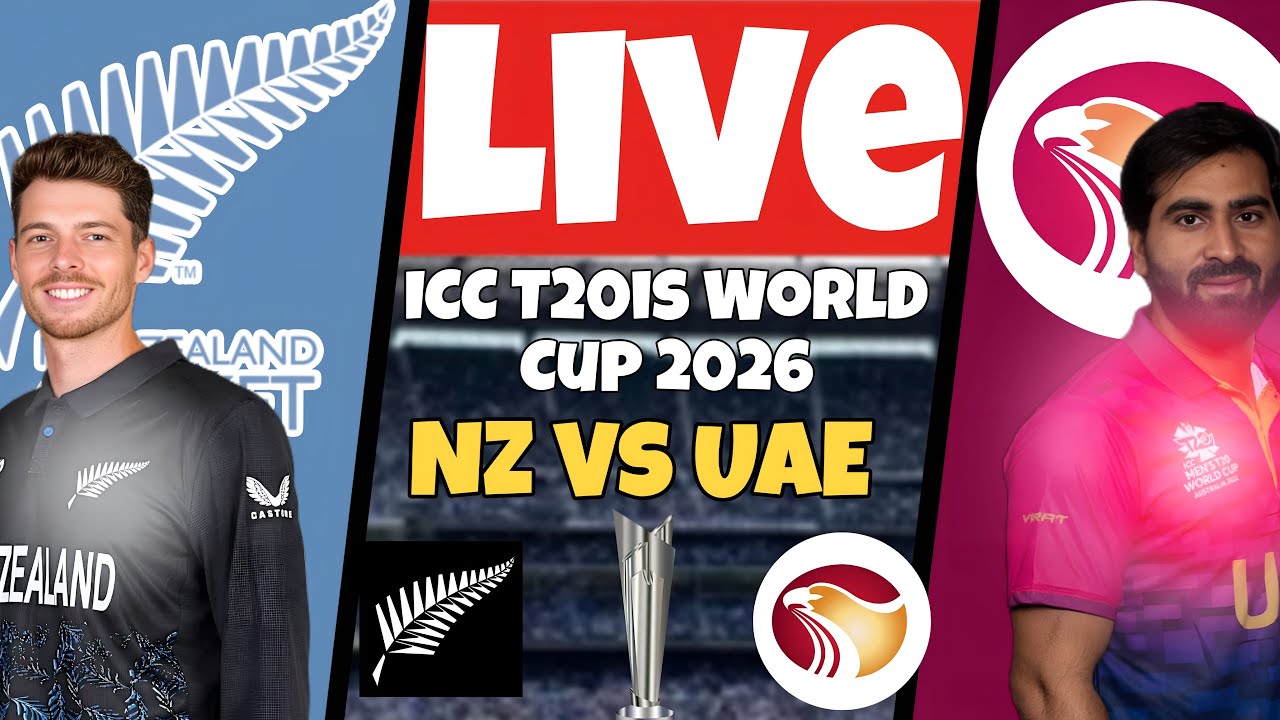 New Zealand Vs United Arab Emirates || ICC T20is World Cup 2026 - Match No.07 || RC™ Live