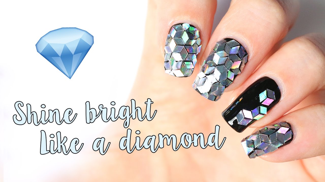 💎 Nail art effet 3D : shine bright like a diamond
