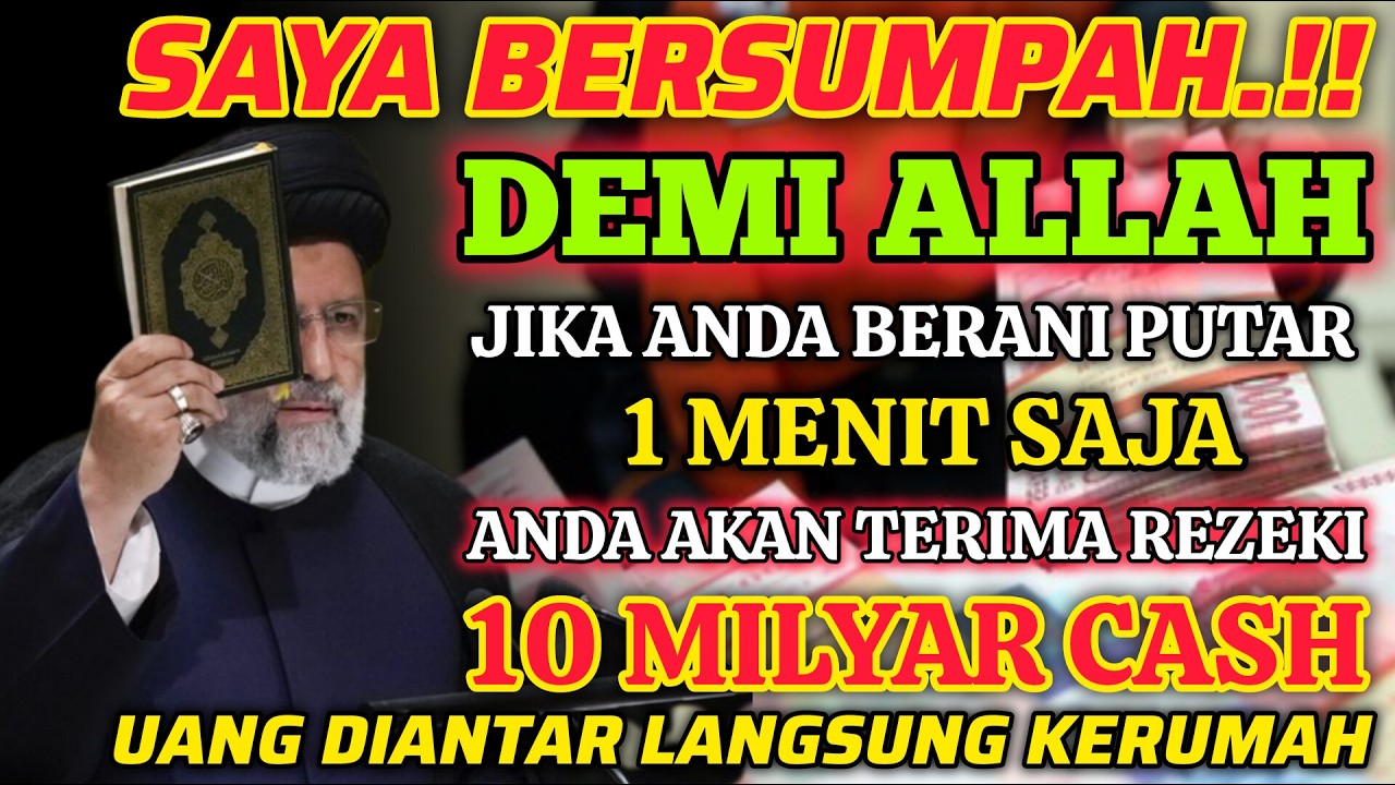 SELAMAT ANDA BERUNTUNG.‼️PUTAR SEKARANG ANDA AKAN TERIMA REZEKI LANGSUNG DARI MALAIKAT JIBRIL