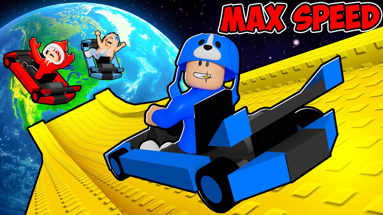 Достижение МАКСИМАЛЬНОЙ СКОРОСТИ в Roblox Ride and Slide...