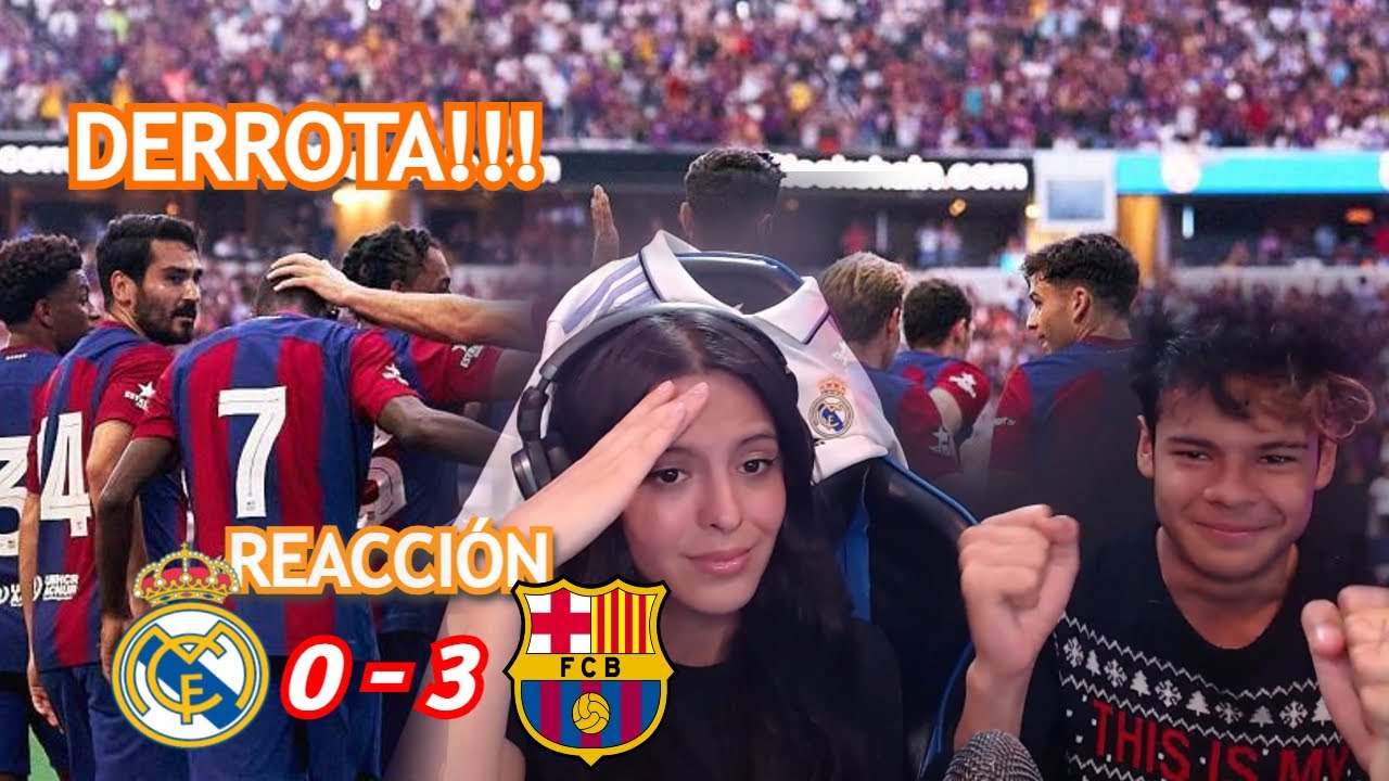 REACCIONES DE UN HINCHA al Barcelona vs Real Madrid 3-0 *NO METEMOS NI UNA*