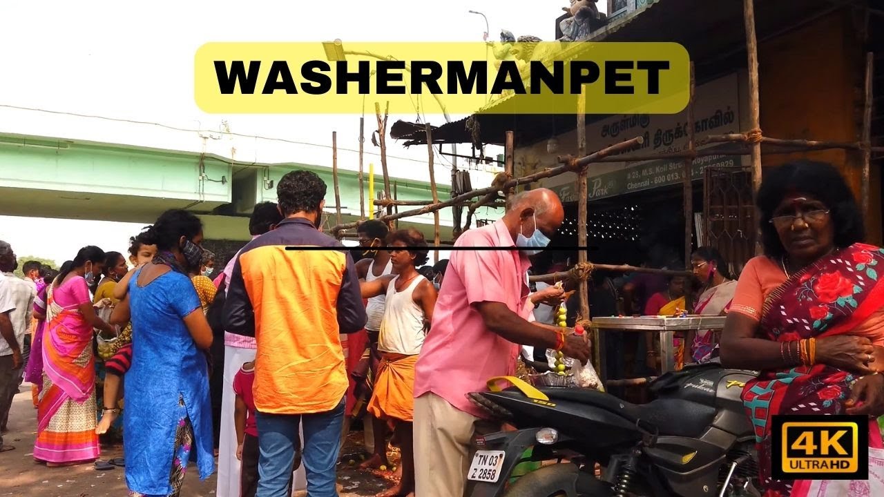 4K CHENNAI Walk | WASHERMANPET - SAIDAPET | Last Walking tour in the city | She' Walkin  South India