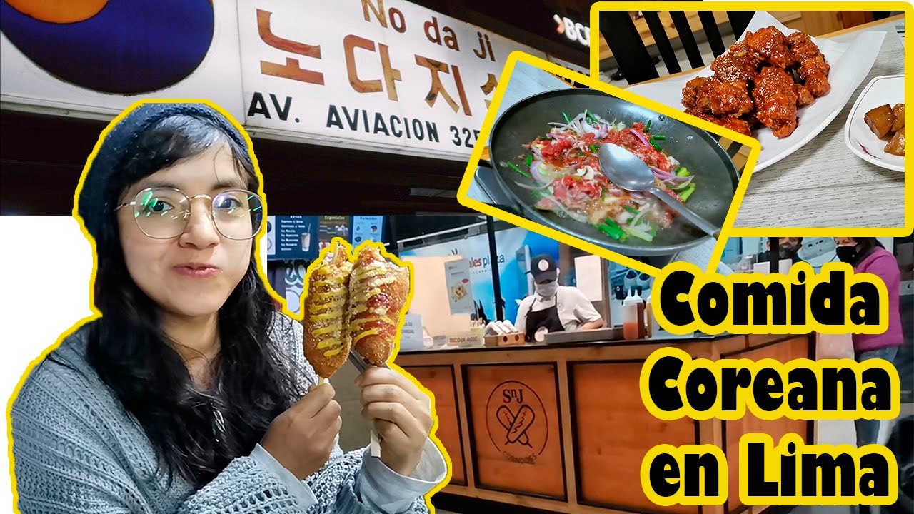 Comida coreana en lima-Perú🥢🍜🍗💛💛💚 Super deli I Polikiut