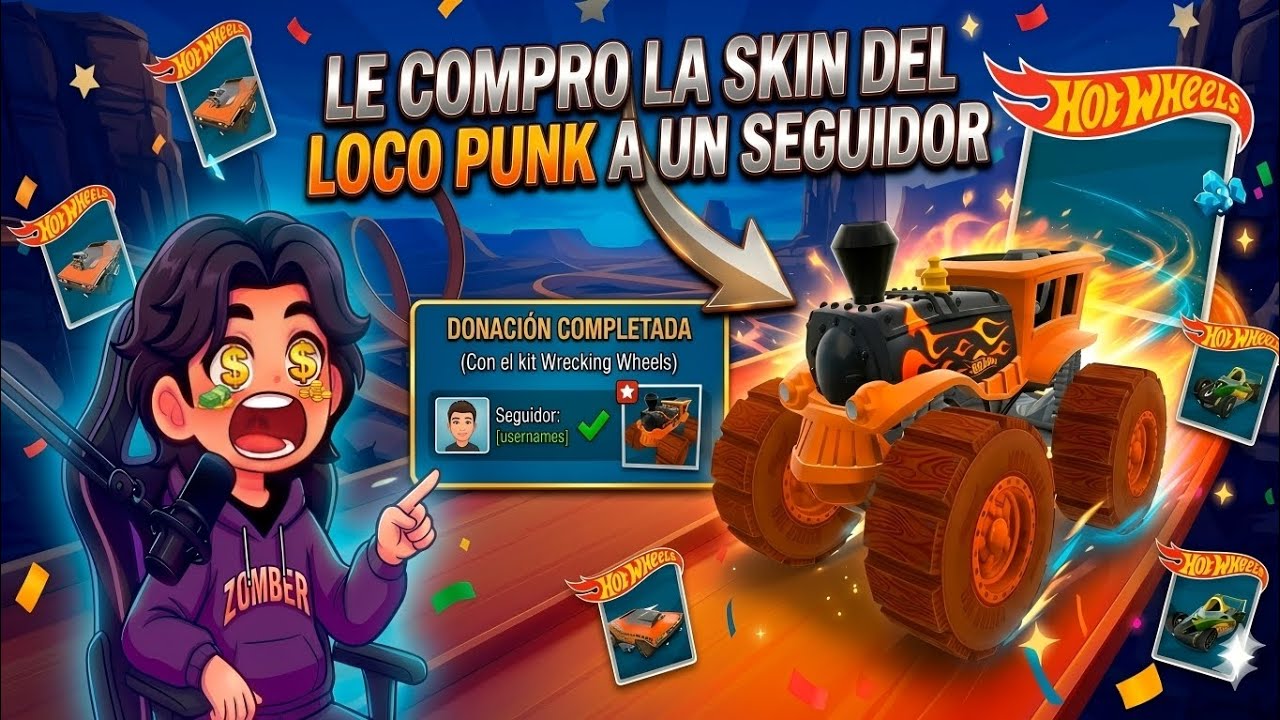 COMPRÉ la Skin más EXCLUSIVA de Hot Wheels para un Seguidor 😱