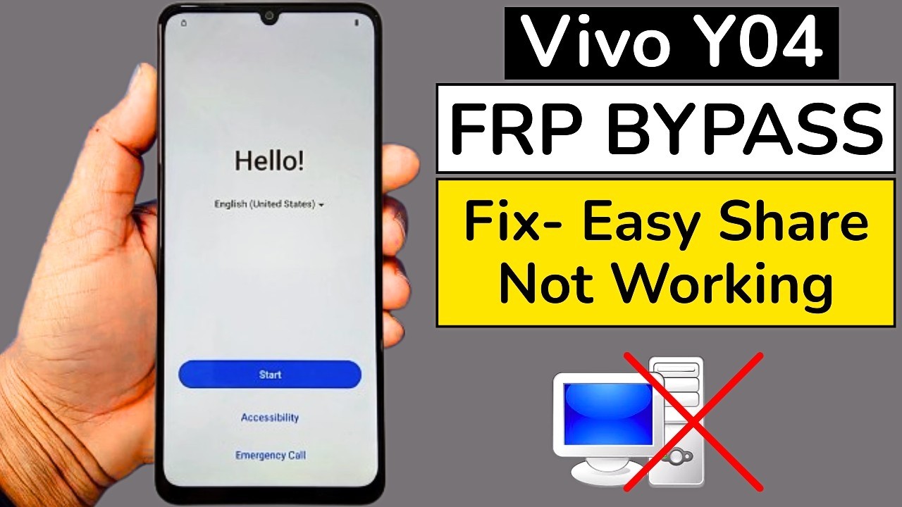 Vivo Y04 FRP Bypass 2026 🔥 Android 15 | Remove Google Account Lock (Fix - Easy Share Not Working)
