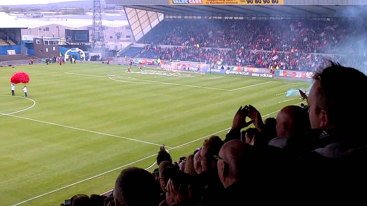 Glentoran Irish Cup Final 2013