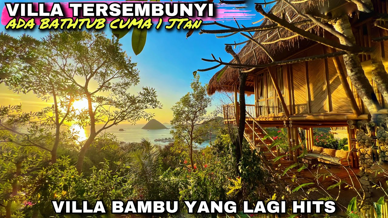 VILLA TERSEMBUNYI DENGAN VIEW KEREN DI PUNCAK GUNUNG | ELANG HILLSIDE BAMBOO VILLAS
