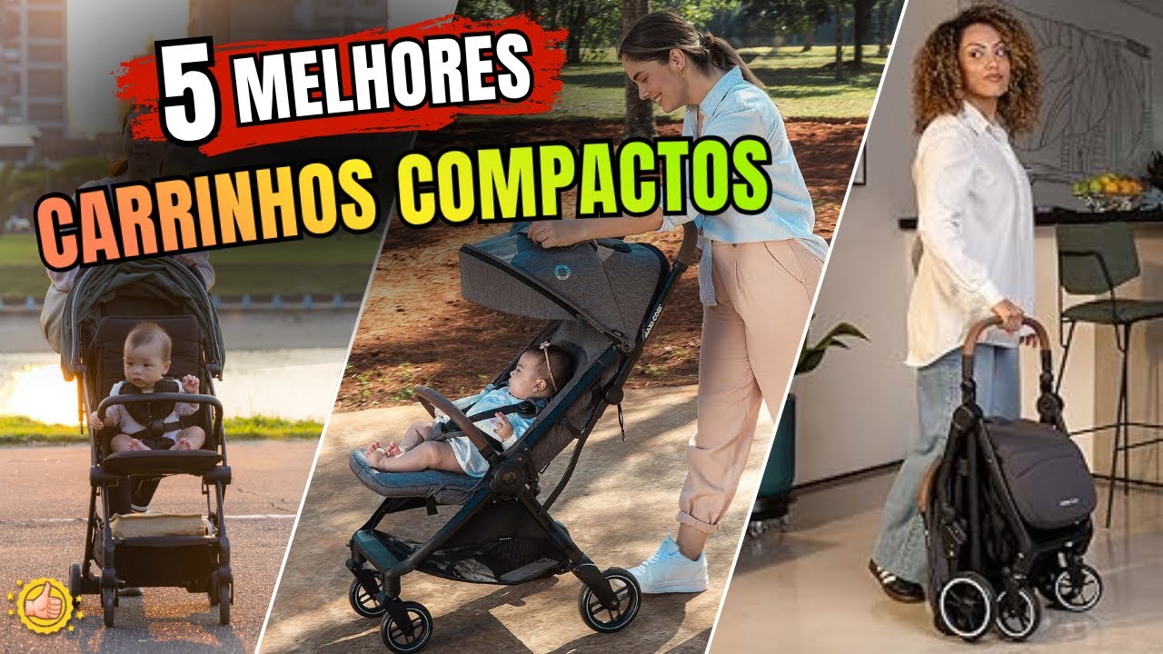 Os 5 Melhores CARRINHOS DE BEBÊ Compactos de 2025!