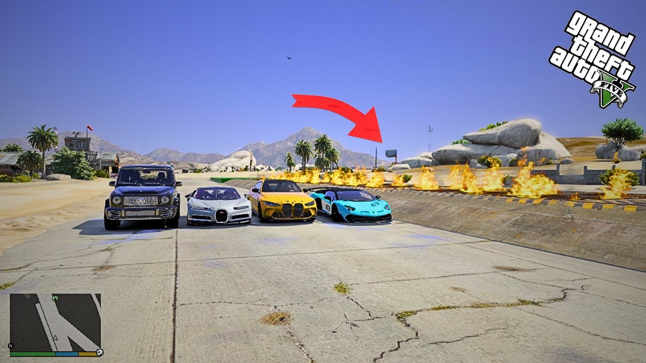 GTA 5: Indian Cars Vs Super Cars | IMPOSSIBLE FIRE Chamber Ramp Challenge | GTA 5 MODS! HINDI
