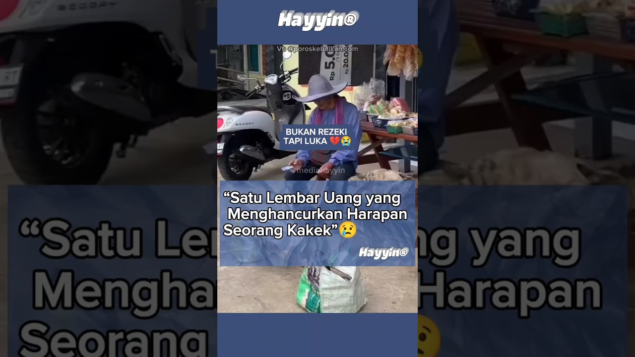 &ldquo;Kakek Ini Ditipu Saat Jualan&hellip; Endingnya Bikin Terenyuh&rdquo; #shorts