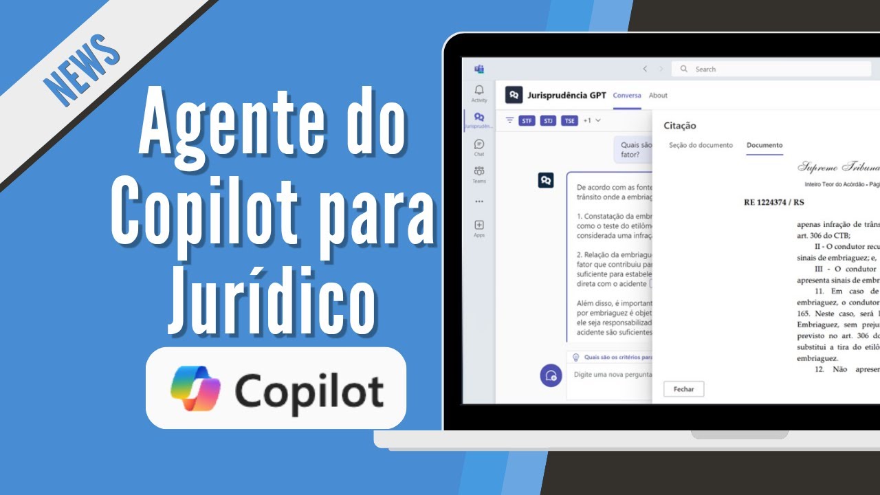Copilot Agentes - Jurisprudência GPT - Jurídico