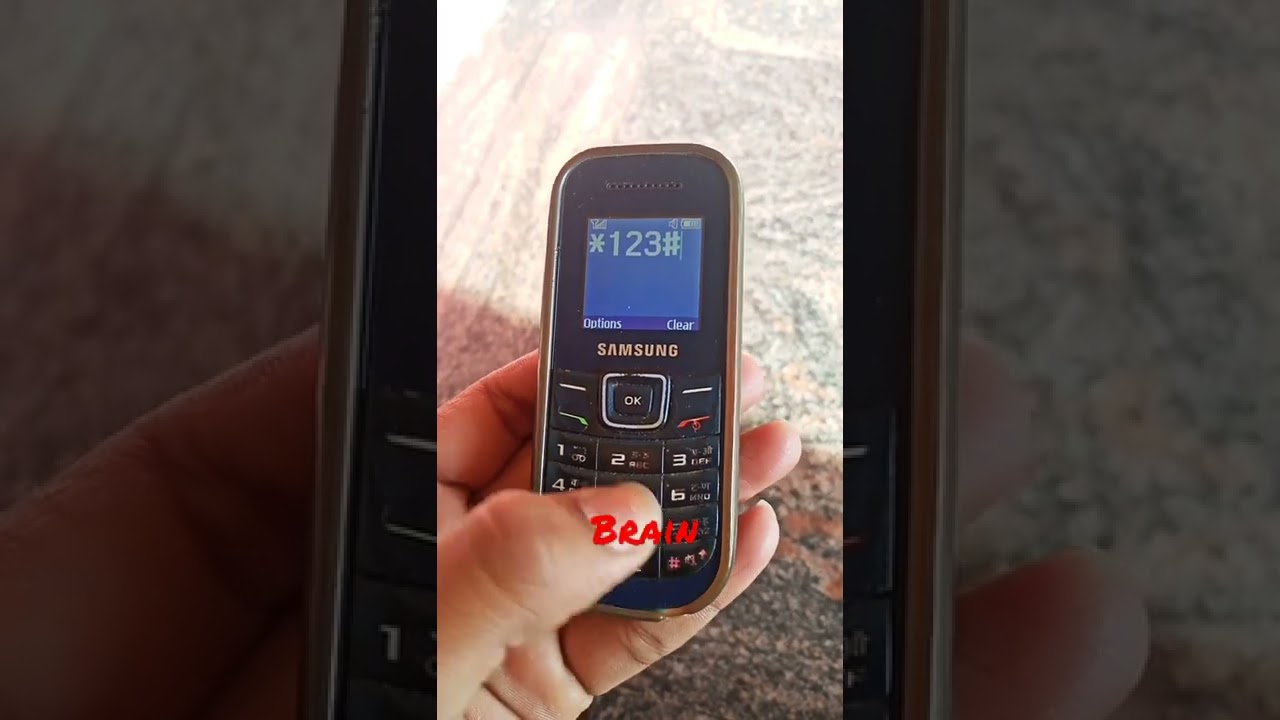 New Trick to find out Recharge Balance of mini samsung mobile....