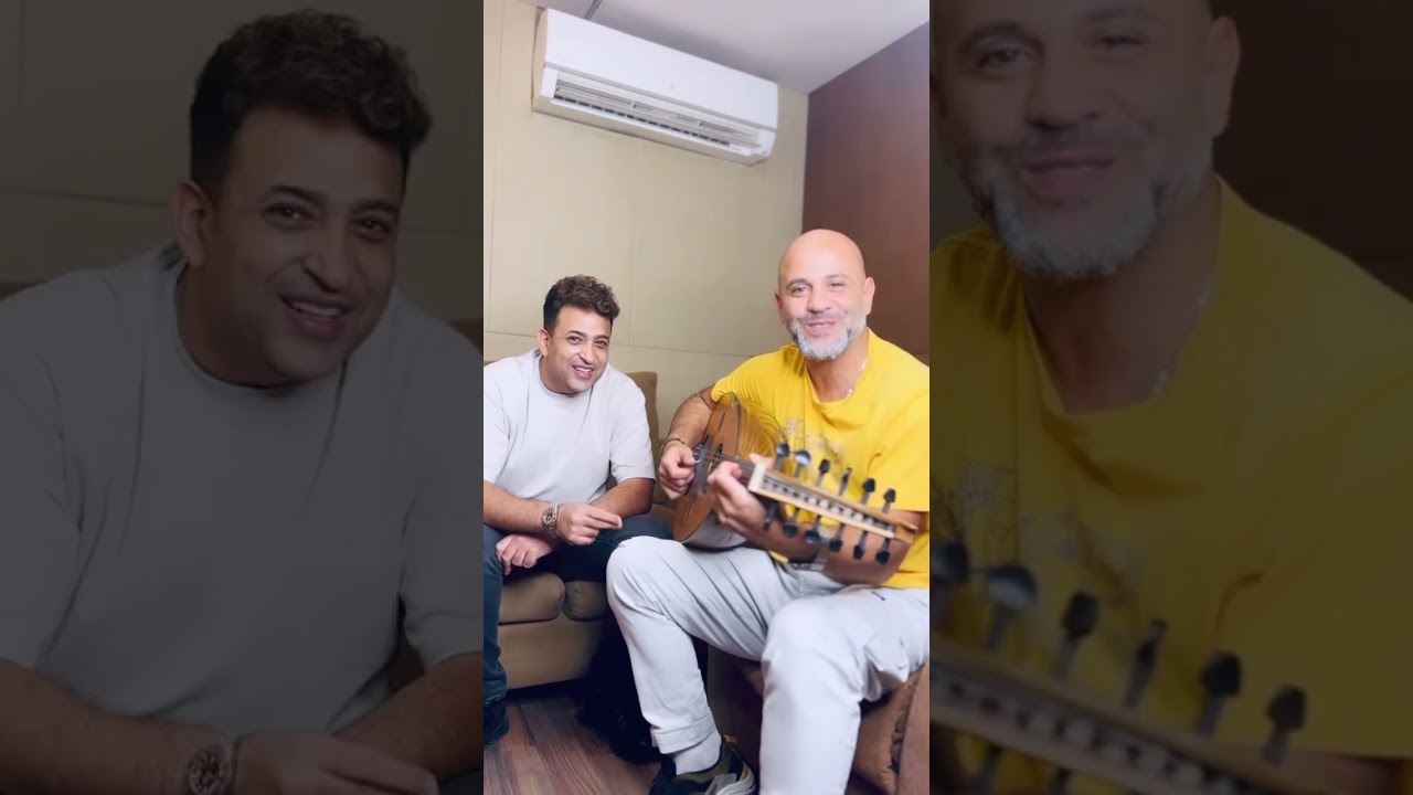 دندنة تيجى ننبسط نانسى عجرم مع ملحن الأغنية عزيز الشافعى