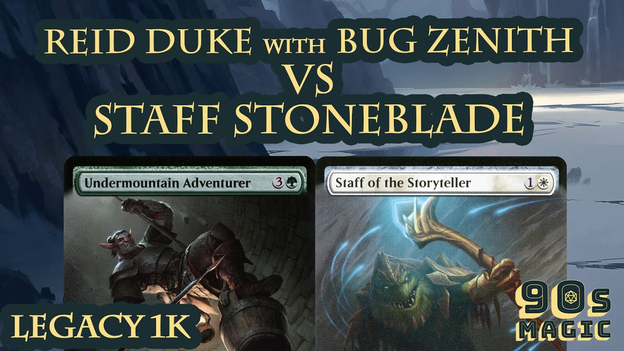 Reid Duke BUG Zenith vs UW Stoneblade [Legacy $1000 Top 4]