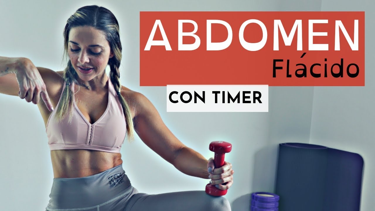 RUTINA ANTIFLACIDEZ ABDOMEN! 8 Minutos