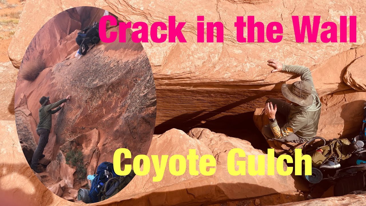 Coyote Gulch via The Crack in the Wall, Grand Staircase Escalante