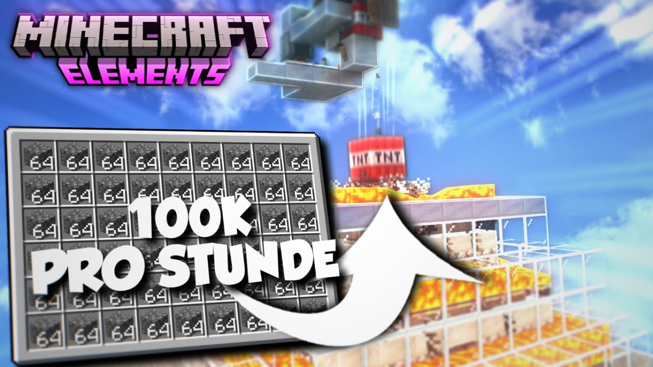 NEUE XXL OP FARM! 100.000 COBBLE / STUNDE - MINECRAFT ELEMENTS  #11