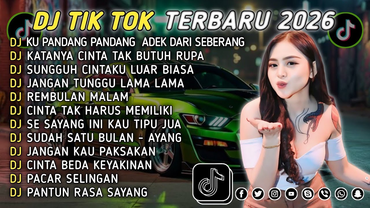DJ TIKTOK TERBARU 2025 || DJ CINTA DARI SEBERANG 🎵 DJ KATANYA CINTA TAK BUTUH RUPA  🎵 FULL ALBUM❗❗