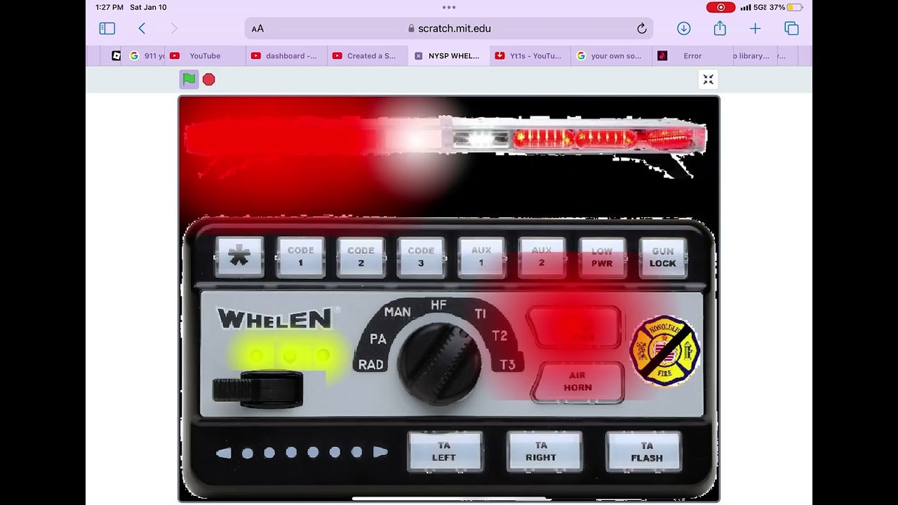 Honolulu Fire Department Smart Controller Lights and sirens