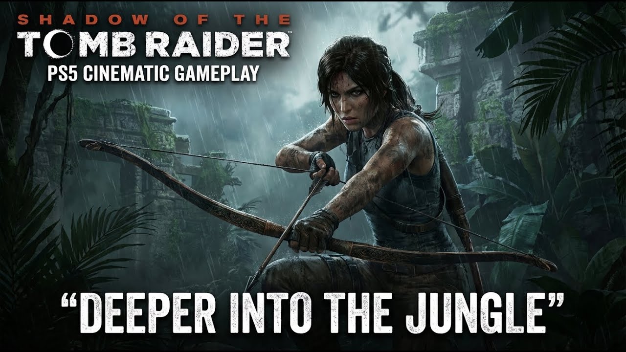 Shadow of the Tomb Raider PS5 Part 3 – Jungle Survival & Tomb Exploration | 4K 60FPS