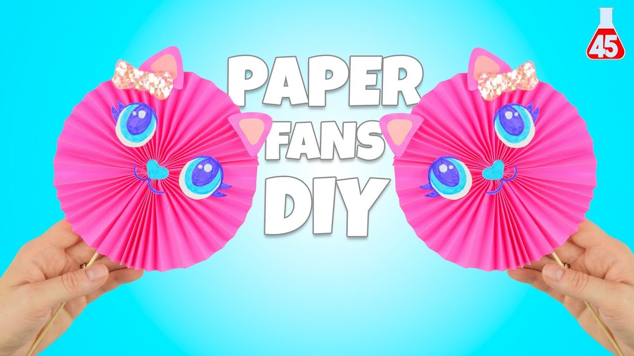 Facciamo un Ventaglio di Carta Facile | DIY Lavoretti Estivi