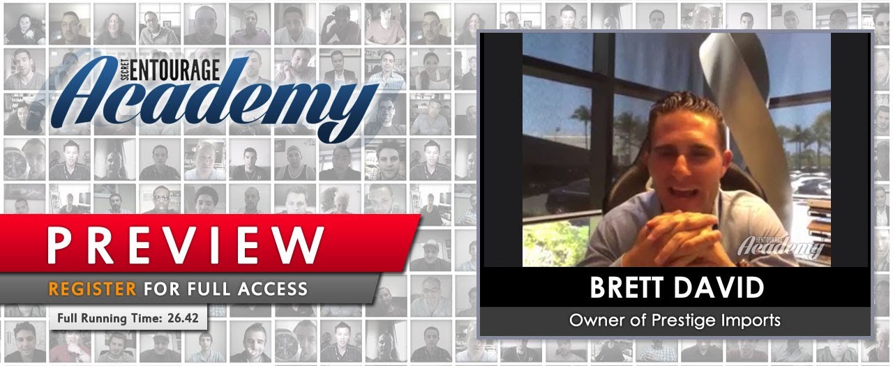 Secret Academy - Brett David of Prestige Imports
