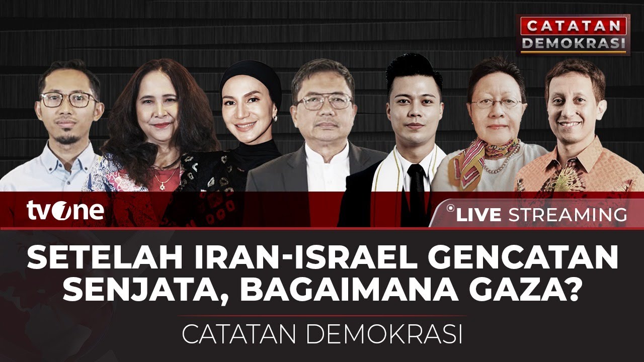 [LIVE] Setelah Iran-Israel Gencatan Senjata, Bagaimana dengan Gaza? | Catatan Demokrasi tvOne