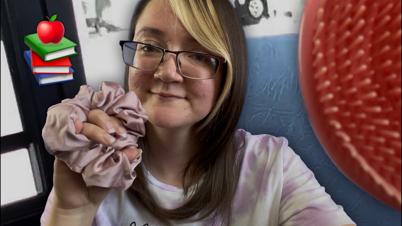 ASMR // Girl at The Back of The Bus Plays with Your Hair 🎀