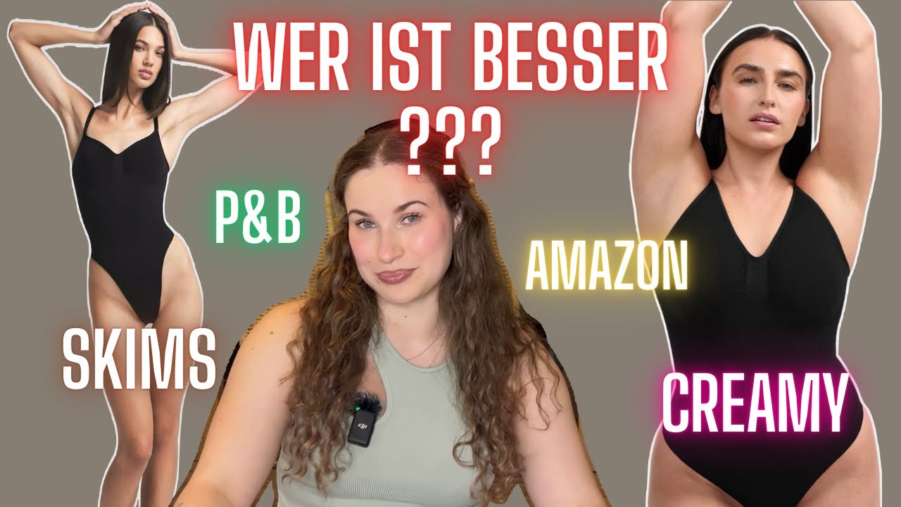 Ich vergleiche SKIMS mit CREAMY FABRICS mit AMAZON und mit PULL&BEAR!!!