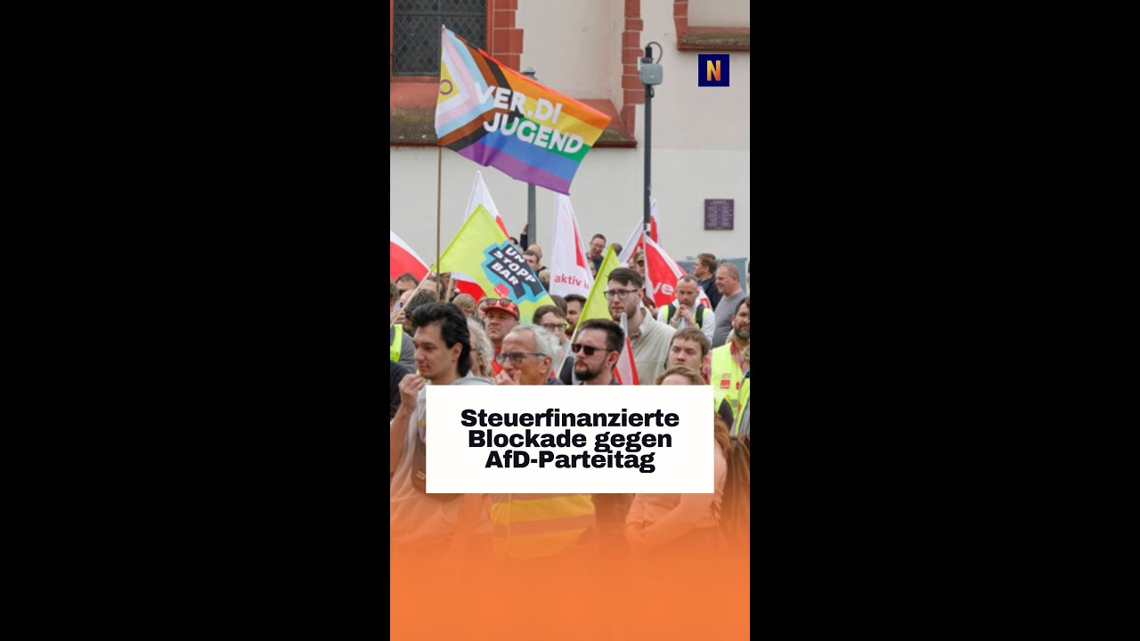 Steuerfinanzierte Blockade gegen AfD-Parteitag