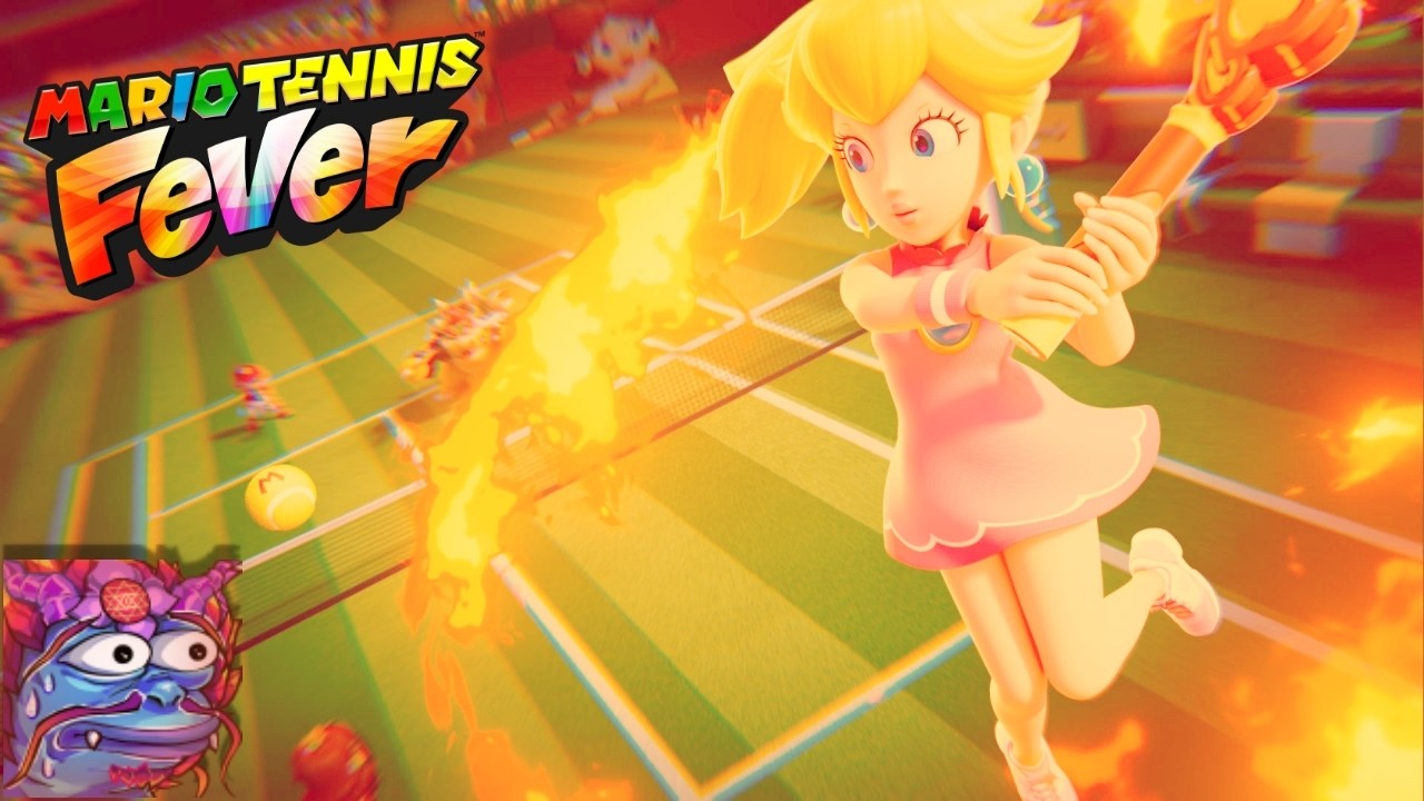 Checking out Mario Tennis Fever~ I'm also feeling somewhat feverish today 🤒