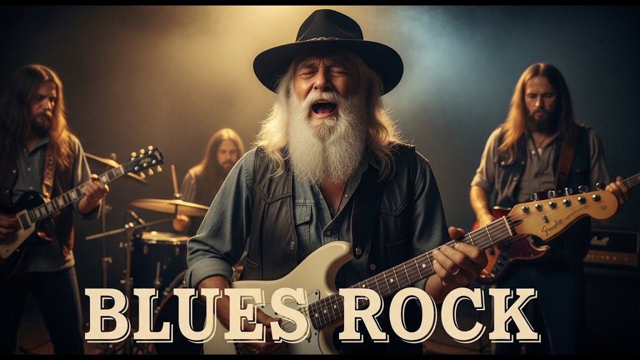 Jimi Hendrix, Eric Clapton, SRV, ZZ Top – Timeless Blues Rock Vocals with Powerful Riff Grooves