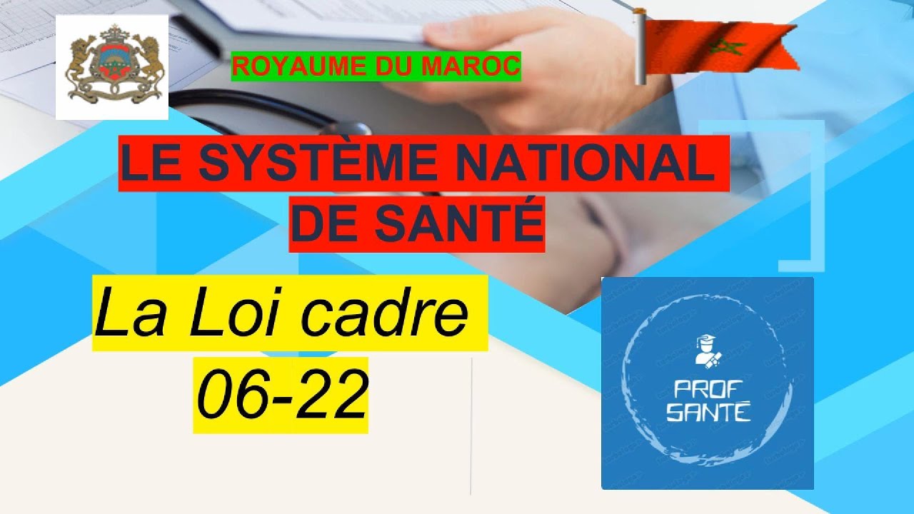 Présentation de la loi cadre 06-22 relative au système national de santé