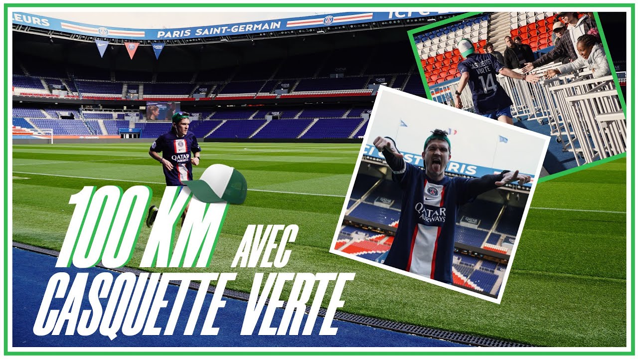 💯KM au 𝑃𝑎𝑟𝑐 𝑑𝑒𝑠 𝑃𝑟𝑖𝑛𝑐𝑒𝑠 avec Casquette Verte ! 🏃&zwj;♂️🏟