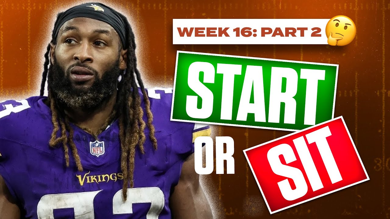 Week 16 Start Sit Advice (Part 2) | Sneaky Starts & Players to BENCH | 2025 Fantasy Football Advice