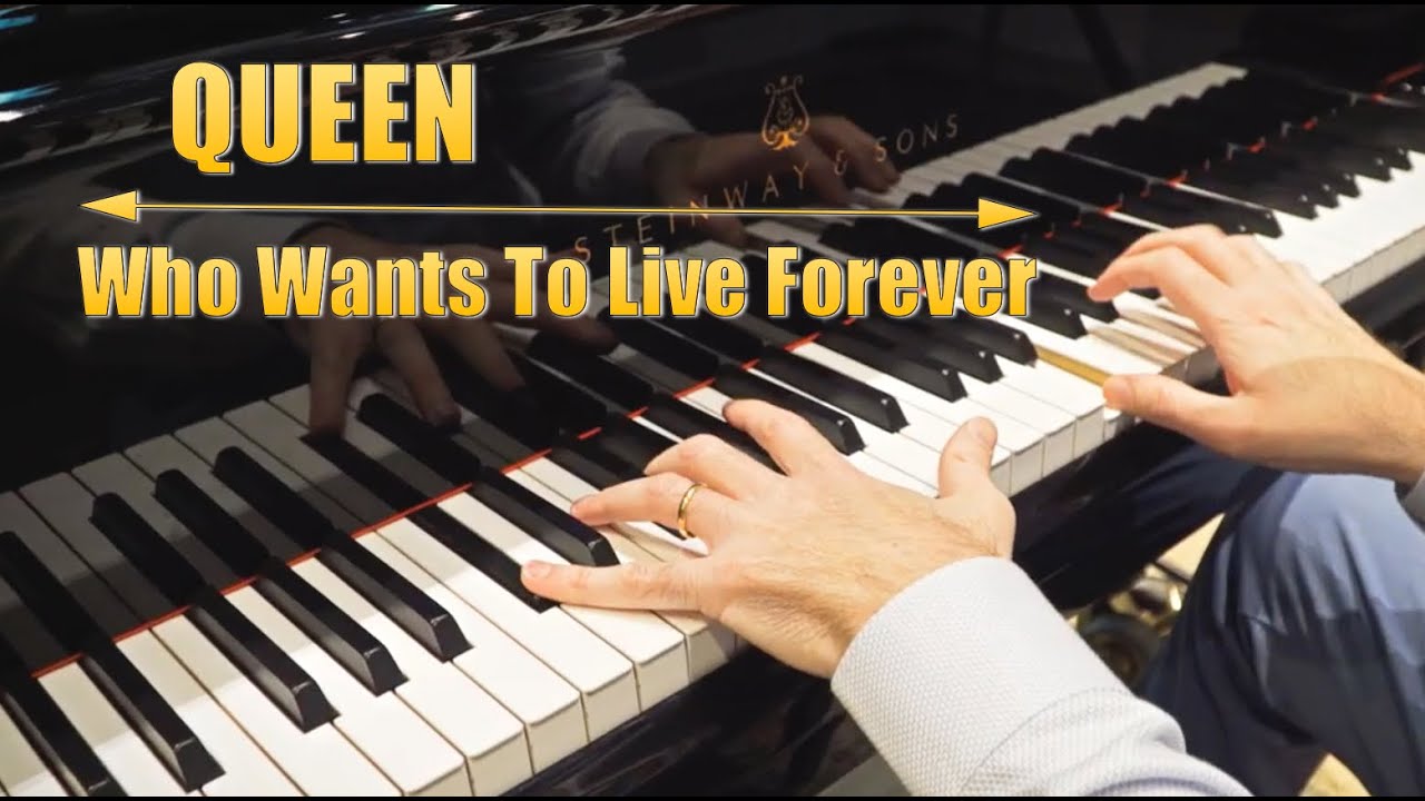 QUEEN - Who Wants To Live Forever  (INTENSE Piano Cover - 4K)