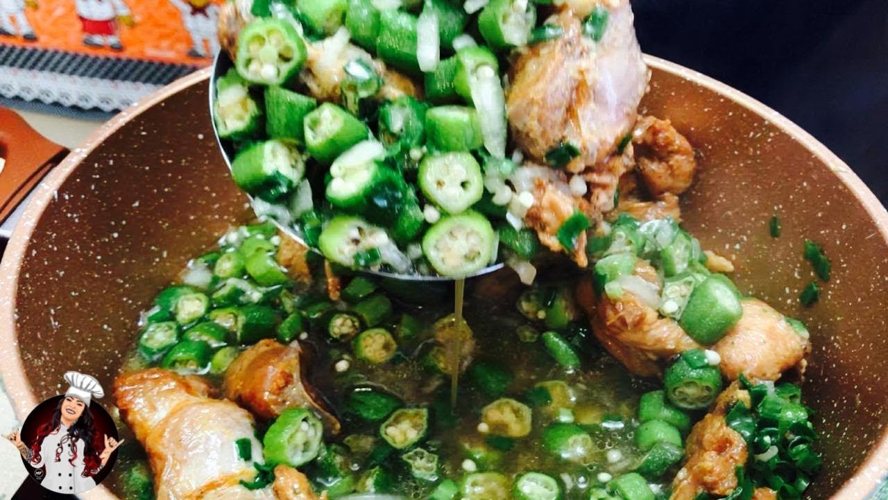 COMO FAZER FRANGO COM QUIABO