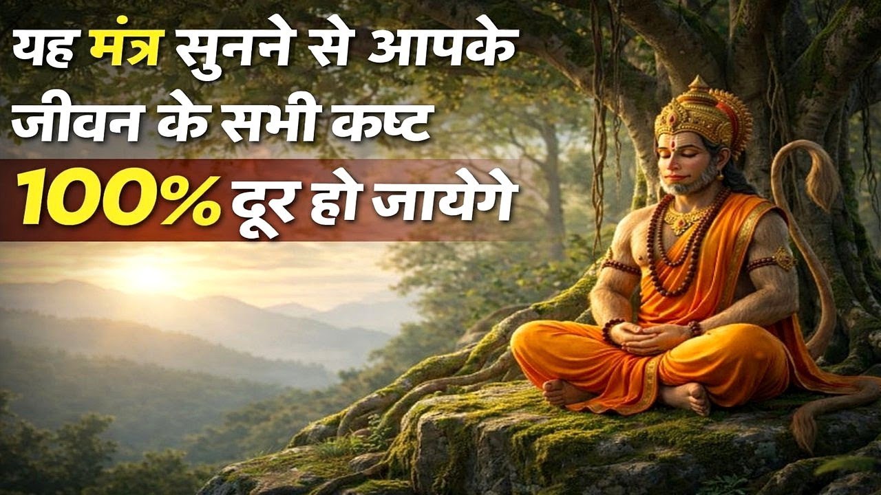 यह मंत्र सुनने से जीवन के सभी कष्ट 100% दूर हो जाएंगे | Powerful Hanuman Mantra | प्रभु प्रेम धुन