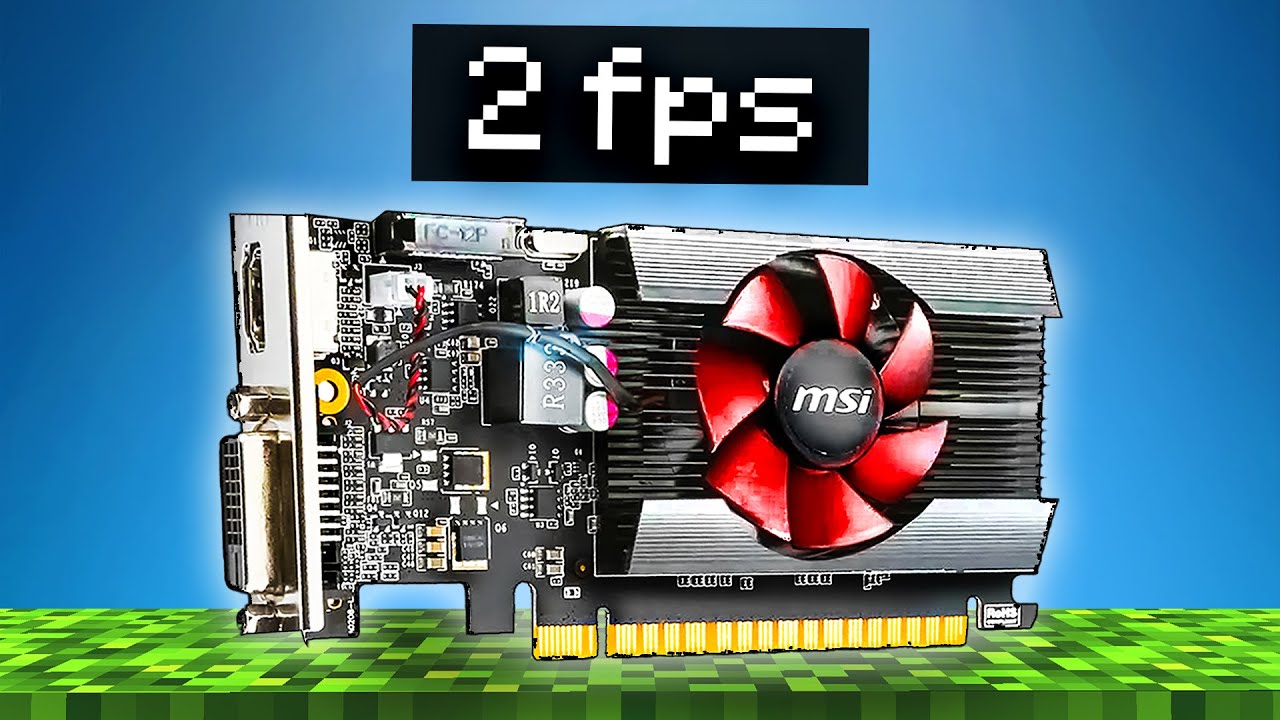 Can The OLDEST GPU Run Minecraft?