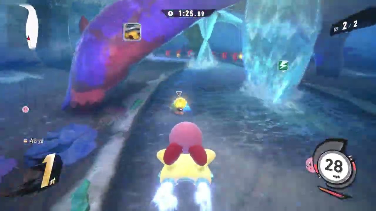 Kirby Air Riders Waveflow Waters Kirby