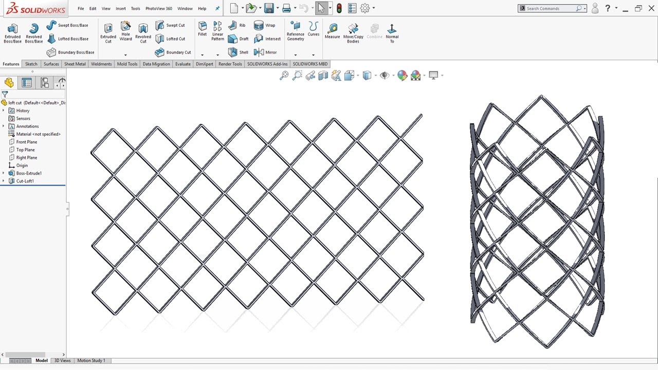 SolidWorks Sheet Metal Tutorial | Fold and Unfold Sheet Metal